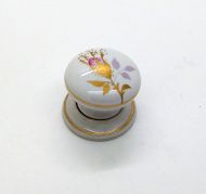 HEATHERLEY Cupboard Knob 30mm Chintz Rose Wt