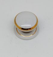 HEATHERLEY Wardrobe Knob 38mm Gold Line Wt