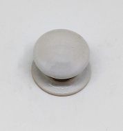 HEATHERLEY Wardrobe Knob 38mm Plain White