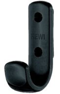 HEWI 477.90.060.90 Single Coat Hook 75mm High Black