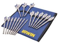 IRWIN Blue Groove Flat Bit Set 17pc