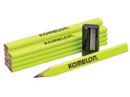KOMELON Carpenters Pencils & Sharpener Set