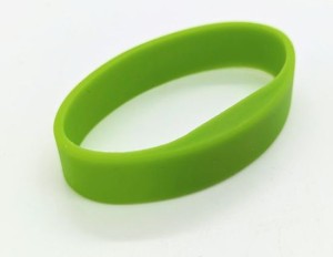 SALTO CWSMD207GR00-5 Silicon Wristband NXP Mifare DesFire 2KB Green