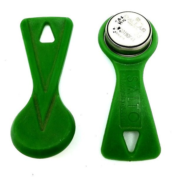 SALTO IBRWGC Ibutton Read/Write (RW) Construction Fob Green