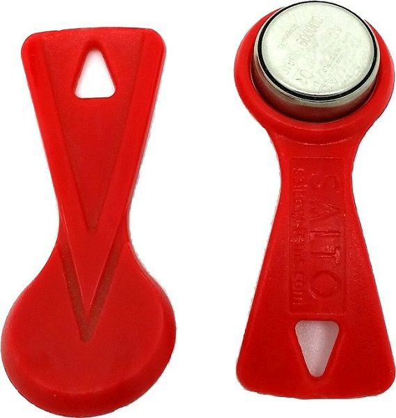 SALTO IBROR Ibutton Read Only (ROM) Fob Red