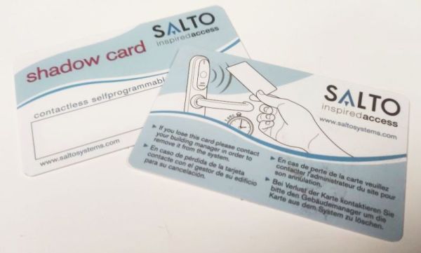 SALTO Self Prog Prox User Card & Shadow Card