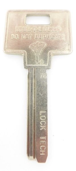 MUL-T-LOCK Garrison Key Coined (all Steel)