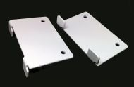 SAPPHIRE Twinslot Cabinet Brackets White