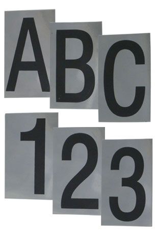 Numeral No 8 50mm Black On PC