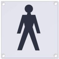  Pictogram Male 140x140mm Aluminium