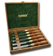 NAREX Chisel Set Premium Bevel Edge 6 Piece