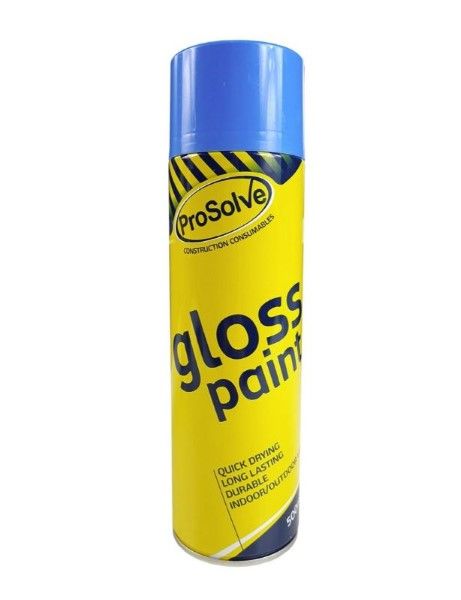 PROSOLVE Spray Paint Acrylic Gloss Blue 500ml