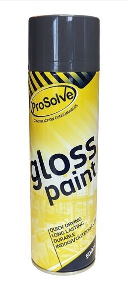 PROSOLVE Spray Paint Acrylic Gloss Anthracite 500ml