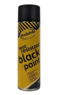 PROSOLVE Spray Paint Heat Resistant Black 500ml