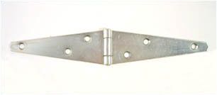  Light Strap Hinges 100mm Bright Zinc Plated