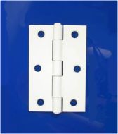  Light Steel Hinges 75mm White