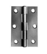 PERRY 18380038ZP Steel Butt Hinge 38mm ZP