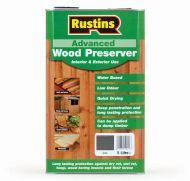 RUSTINS Advanced Wood Preserver Grey 5l