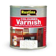 RUSTINS Varnish Stained Int Poly Satin Ant Pine 250ml