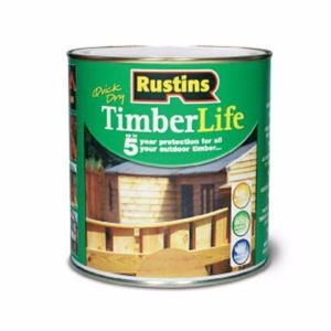 RUSTINS Qd Timberlife Ext Wood Protector Light Oak 1l