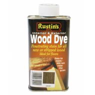 RUSTINS Wood Dye Ebony Int/ext (turps) 250ml