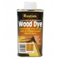 RUSTINS Wood Dye Light Oaki Nt/ext (turps) 1.0l