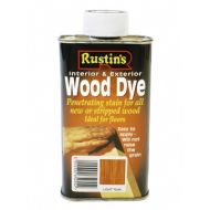 RUSTINS Wood Dye Light Teak Int/ext (turps) 1.0l