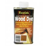 RUSTINS Wood Dye Medium Oak Int/ext (turps) 1.0l