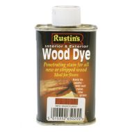 RUSTINS Wood Dye Red Mahogany Int/ext (turps) 1.0l