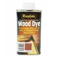 RUSTINS Wood Dye Red Mahogany Int/ext (turps) 250ml