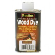 RUSTINS Wood Dye Walnut Int/ext (turps) 1.0l