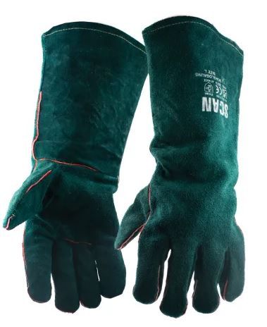 SCAN Gloves Garden Gauntlet Green Lge