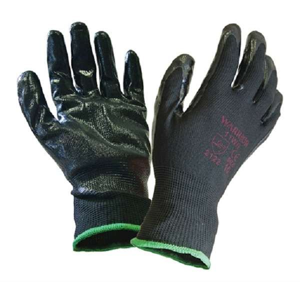 SCAN Gloves Seamless Inspection Black Large