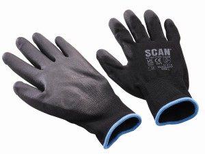 SCAN Pu Gloves (5 Pairs)