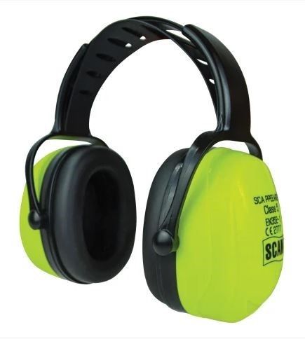 SCAN Scan Ear Defenders Hi-vis 33db