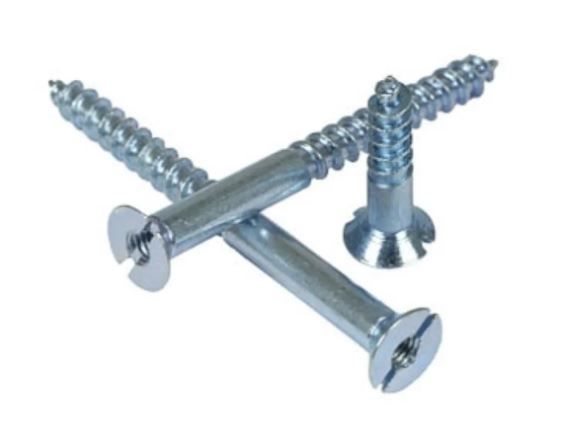  Mirror WoodScrew CSK 8x30 ZP