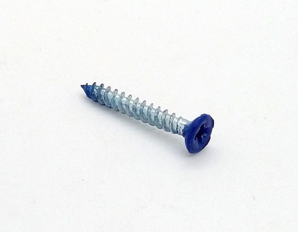  Colour Screw 6x1 Blue