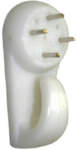  Hard Wall Hooks Medium Pack 3 White