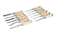 SILVERLINE 250241 Wood Carving Chisel Set 12 PC