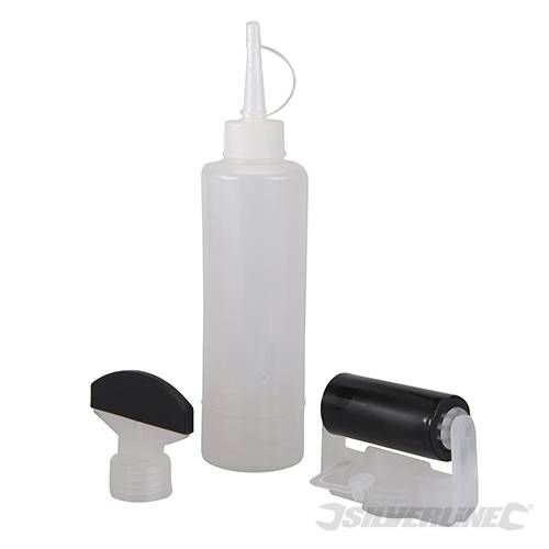 SILVERLINE 999309 Woodworkers Glue Applicator Bottle Kit 250ml