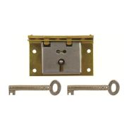 A&E SQUIRE D83VB Box Lock Cut 1Lever 76mm 2Key PB