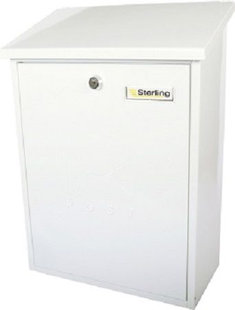 STERLING MB04 Grand Post Box White