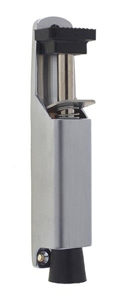  Door Holder Foot Operated 180mm Satin Chrome