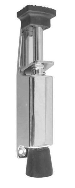  Door Holder Foot Operated 180mm Polished Chrome