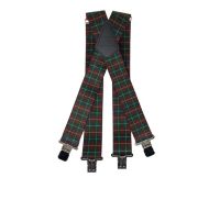 TOMAHAWK Braces Tartan Plaid Red