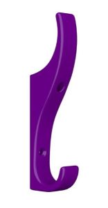  Gower Hat & Coat Hook Deep Purple 120mm