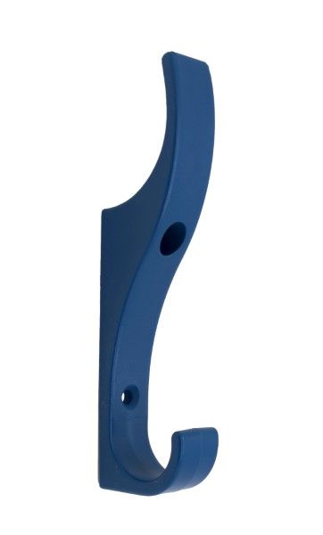  Gower Hat & Coat Hook Mid Blue 120mm