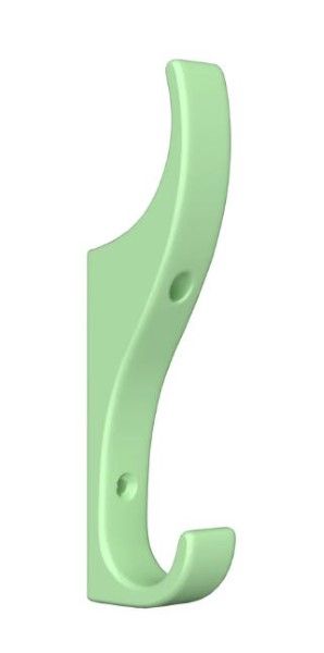  Gower Hat & Coat Hook Peppermint Green 120mm