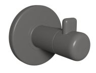  Gower Robe Hook Dark Grey