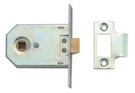 UNION J2642-CH-3.00 Mortice Latch Flat 3 Chrome